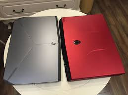 alienware laptop red